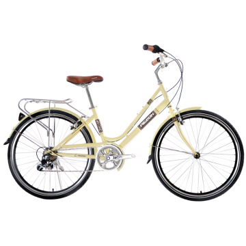 2016 Popular Europa Senhora Cidade Bicicleta Retro Bicicleta (FP-CB-U01)